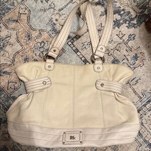 The Sak Cream Leather Shoulder Tote Bag - Women